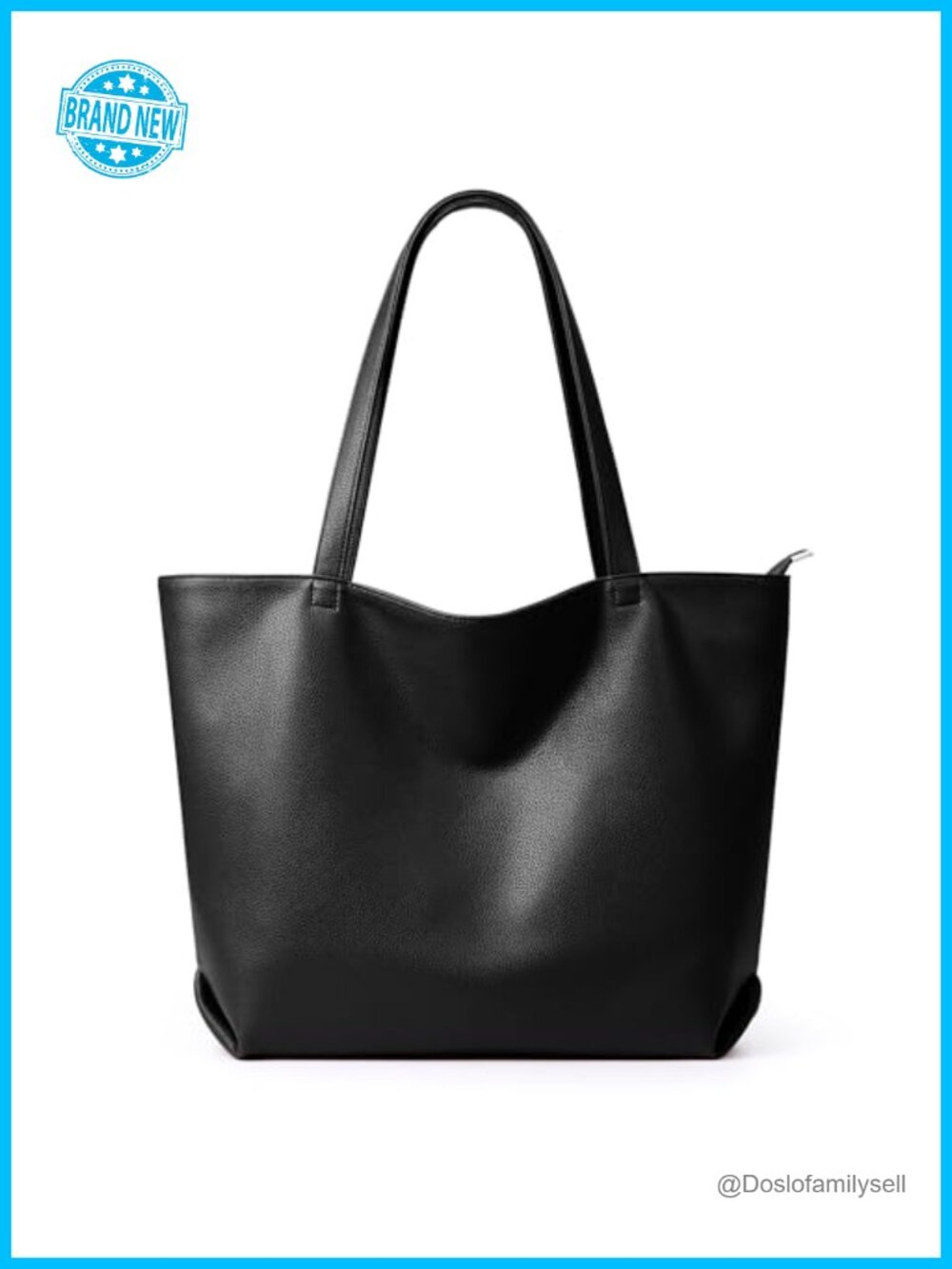 Large Vegan Leather Hobo Tote Bag with Zipper, Shoulder Handbag for Work Travel